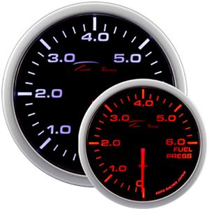 Depo Racing Anzeige WA Series Schwarz 52mm Kraftstoffdruck