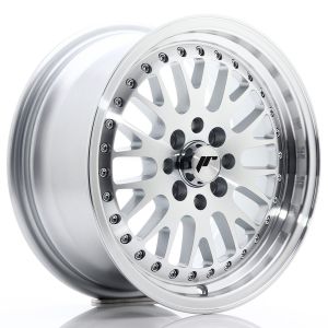 JR-Wheels JR10 Felgen 15 Zoll 7J ET30 4x100,4x108 Silver Machined Face