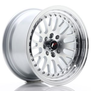 JR-Wheels JR10 Felgen 15 Zoll 8J ET20 4x100,4x108 Silver Machined Face