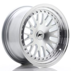 JR-Wheels JR10 Felgen 16 Zoll 8J ET20 Custom PCD Silver Machined Face