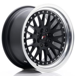 JR-Wheels JR10 Felgen 16 Zoll 8J ET20 4x100,4x108 Flat Black Machined Lip