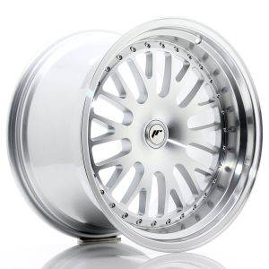 JR-Wheels JR10 Felgen 19 Zoll 11J ET15-30 Custom PCD Silver Machined Face