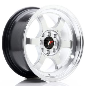 JR-Wheels JR12 Felgen 15 Zoll 7.5J ET26 4x100,4x108 Hyper Silver