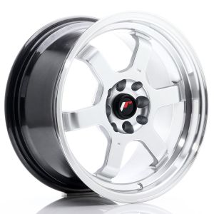 JR-Wheels JR12 Felgen 16 Zoll 8J ET22 4x100,4x108 Hyper Silver
