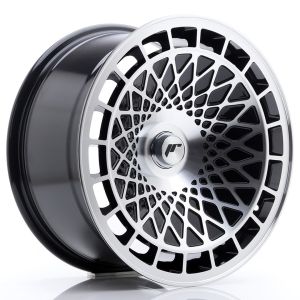 JR-Wheels JR14 Felgen 17 Zoll 8.5J ET15 Custom PCD Gloss Black Machined Face