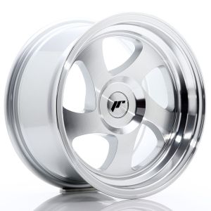 JR-Wheels JR15 Felgen 15 Zoll 8J ET20 Custom PCD Silver Machined Face