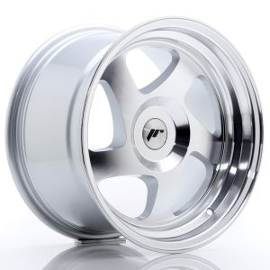 JR-Wheels JR15 Felgen 16 Zoll 9J ET20 Custom PCD Silver Machined Face