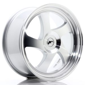 JR-Wheels JR15 Felgen 19 Zoll 8.5J ET20-40 Custom PCD Silver Machined Face