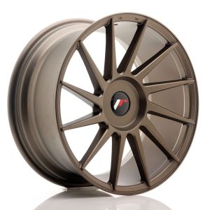 JR-Wheels JR22 Felgen 18 Zoll 8.5J ET40 Custom PCD Flat Bronze
