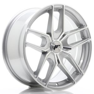 JR-Wheels JR25 Felgen 18 Zoll 8.5J ET20-40 Custom PCD Silver Machined Face