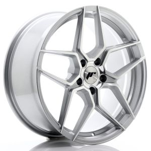 JR-Wheels JR34 Felgen 19 Zoll 8.5J ET35 5x120 Silver Machined Face