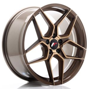 JR-Wheels JR34 Felgen 19 Zoll 8.5J ET35 5x112 Platinum Bronze