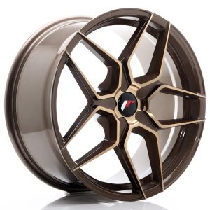 JR-Wheels JR34 Felgen 2x 19x8,5 ET40 + 2x 19x9,5 ET35 5x114,3 Platinum Bronze