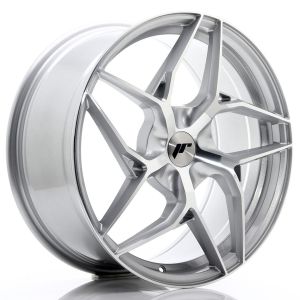 JR-Wheels JR35 Felgen 19 Zoll 8.5J ET20-45 Custom PCD Silver Machined Face