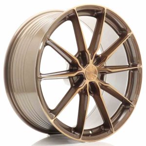 JR-Wheels JR37 Felgen 21 Zoll 9J ET10-52 Custom PCD Flow Form Platinum Bronze