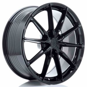 JR-Wheels JR37 Felgen 21 Zoll 9.5J ET10-58 Custom PCD Flow Form Gloss Black