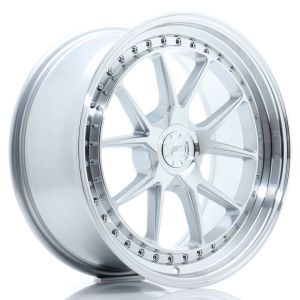 JR-Wheels JR39 Felgen 19 Zoll 8.5J ET15-35 Custom PCD Flow Form Silver Machined Face