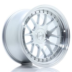 JR-Wheels JR40 Felgen 18 Zoll 10.5J ET15-22 Custom PCD Silver Machined Face