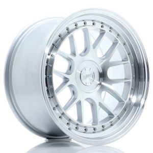 JR-Wheels JR40 Felgen 18 Zoll 9.5J ET15-35 Custom PCD Silver Machined Face