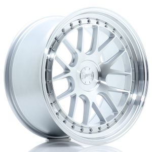 JR-Wheels JR40 Felgen 19 Zoll 9.5J ET15-30 Custom PCD Silver Machined Face