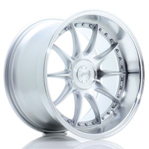JR-Wheels JR41 Felgen 18 Zoll 10.5J ET15-25 Custom PCD Silver Machined Face