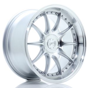 JR-Wheels JR41 Felgen 18 Zoll 9.5J ET15-35 Custom PCD Silver Machined Face