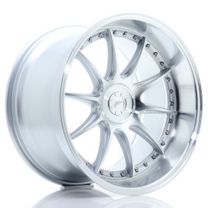 JR-Wheels JR41 Felgen 19 Zoll 11J ET12-25 Custom PCD Silver Machined Face