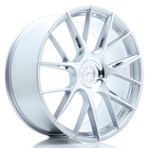 JR-Wheels JR42 Felgen 22 Zoll 9.5J ET20-48 Custom PCD Flow Form Silver Machined Face