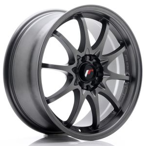 JR-Wheels JR5 Felgen 17 Zoll 7.5J ET35 5x100,5x114.3 Flat Gun Metal