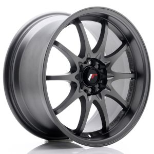 JR-Wheels JR5 Felgen 17 Zoll 8.5J ET35 5x100,5x114.3 Flat Gun Metal