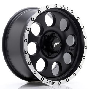 JR-Wheels JRX4 Felgen 17 Zoll 8.5J ET20 6x139.7 Flat Black Machined Lip