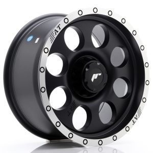 JR-Wheels JRX4 Felgen 17 Zoll 8.5J ET20-35 Custom PCD Flat Black Machined Lip