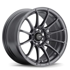 König Dial In Felgen 15 Zoll 9J ET35 4x100 Flow Form Flat Grey