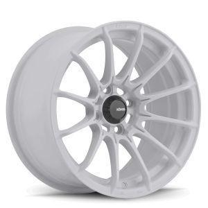 König Dial In Felgen 15 Zoll 7J ET35 4x100 Flow Form Gloss White
