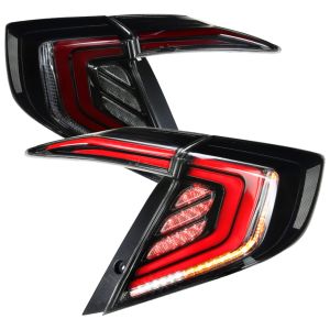 SK-Import Hinten Rückleuchten Schwarzes Gehäuse Getöntes Glas Honda Civic