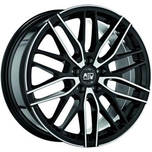 MSW MSW 72 Felgen 18 Zoll 8J ET34 5x114.3 Glanz Schwarz Machined