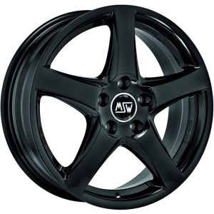 MSW MSW 78 Felgen 17 Zoll 6.5J ET49 5x112 Glanz Schwarz