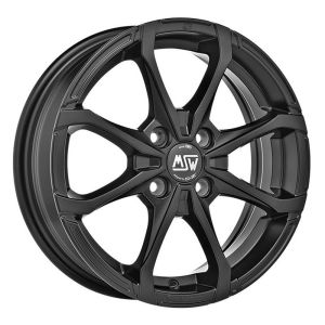 MSW MSW X4 Felgen 15 Zoll 5.5J ET36 4x100 Flaches Schwarz