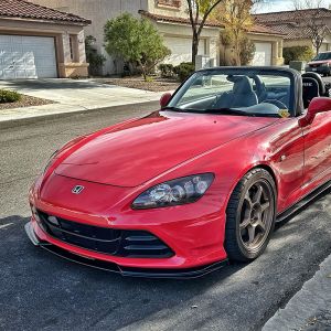 PU Design Vorne Stoßstange 20th Anniversary Mit Stoßfängerlippe Polypropylen Honda S2000