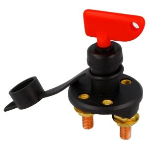 QSP Batterie-schalter Wasserdicht Schwarz - Rot