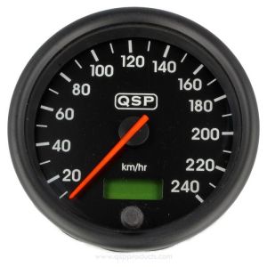 QSP Anzeige Schwarz 100mm Tachometer