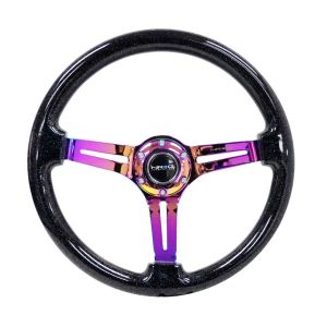 NRG Innovations Lenkrad Deep Dish Schwarz 350mm Holz