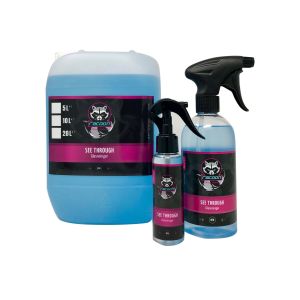 Racoon See Through Glass Cleaner Blau