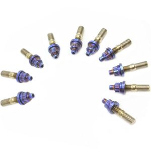 Speedfactory Gewindestift & Mutter Kit / Einlass o. Auslassseite Titan Honda Civic,CRX,Del Sol