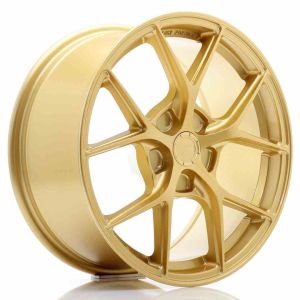 JR-Wheels SL01 Super Light Felgen 17 Zoll 9J ET20-50 Custom PCD Flow Form Gold