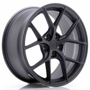 JR-Wheels SL01 Super Light Felgen 18 Zoll 8J ET40 5x100 Flow Form Flat Gun Metal