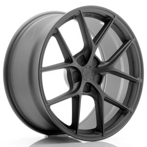 JR-Wheels SL01 Super Light Felgen 19 Zoll 8.5J ET20-45 Custom PCD Flow Form Flat Gun Metal