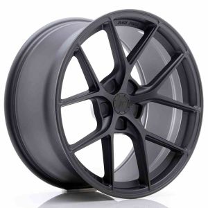 JR-Wheels SL01 Super Light Felgen 19 Zoll 9J ET20-35 Custom PCD Flow Form Flat Gun Metal
