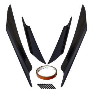 Simoni Racing Canards Schwarz ABS Plastik