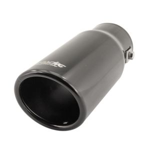 Simoni Racing Auspuffspitze Rund Schwarz Edelstahl